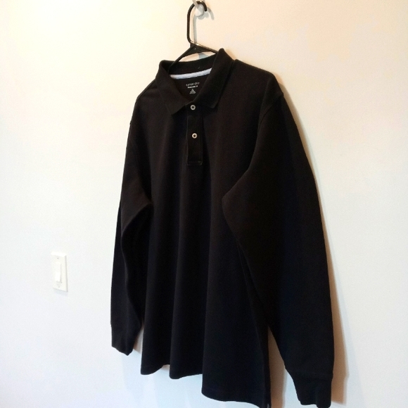 LANDS' END LONG SLEEVE POLO - Picture 3 of 9